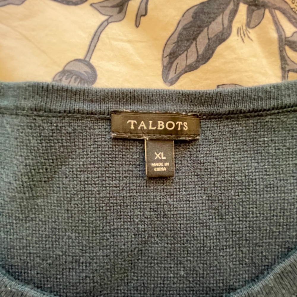 Talbots Women's Top in Dark Green